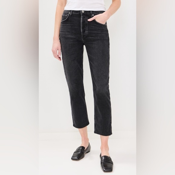 Agolde Riley straight leg crop - Picture 2 of 9